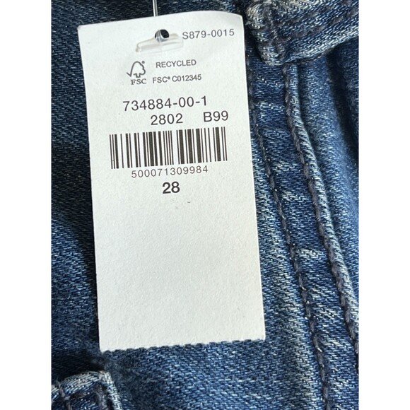 NWT Old Navy Womens High Rise Super Skinny Jeans Sz 28 Stretch Denim Blue - Picture 10 of 12